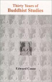 Front cover of Thirty years of Buddhist studies by Edward Conze