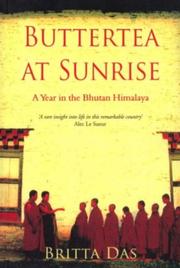 Front cover of Buttertea at Sunrise by Britta Das