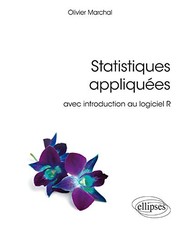 Front cover of Statistiques appliquées avec introduction au logiciel R by MARCHAL
