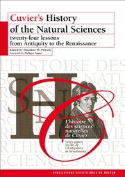 Front cover of Cuvier's History of the Natural Sciences by Theodore W. Pietsch