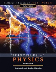 Front cover of Principles of Physics Extended, International Student Version by David Halliday; Robert Resnick; Jearl Walker