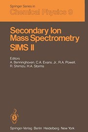 Cover of Secondary Ion Mass Spectrometry SIMS II by A. Benninghoven