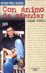 Cover of Con ánimo de ofender by Arturo Pérez-Reverte