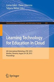 Cover of Learning Technology for Education in Cloud by Lorna Uden