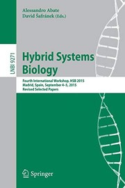 Front cover of Hybrid Systems Biology by Alessandro Abate