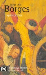 Cover of Inquisiciones by Jorge Luis Borges