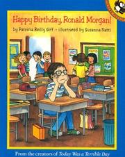 Front cover of Happy birthday, Ronald Morgan! by Patricia Reilly Giff