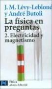 Cover of La Fisica En Preguntas/ Physics in Questions by Jean Marc Lévy-Leblond