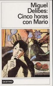 Cover of Cinco horas con Mario by Miguel Delibes