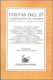 Front cover of Poetas del 27 by Pedro Salinas