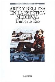 Front cover of Art et beauté dans l'esthétique médiévale by Umberto Eco