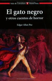 Front cover of El Gato Negro y Otros Cuentos de Horror (Black Cat / Cask of Amontillado / Facts in the Case of M. Valdemar / Fall of the House of Usher / Hop-Frog / Masque of the Red Death / Pit and the Pendulum / Tell Tale Heart) by Edgar Allan Poe