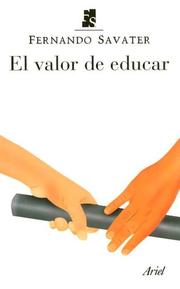 Cover of El Valor de Educar by Fernando Savater