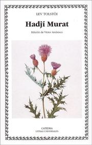 Cover of Hadji Murat (Letras Universales / Universal Writings) by Tolstoy, Leo, graf, 1828-1910