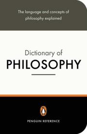 Front cover of The Penguin Dictionary of Philosophy by Thomas Mautner