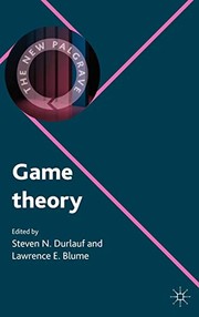 Cover of Game Theory by Steven N. Durlauf