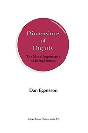 Cover of Dimensions of Dignity by D. Egonsson