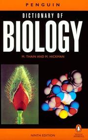 Front cover of Dictionary of Biology, The Penguin by Michael Hickman