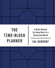 Cover of Time-Block Planner by Cal Newport