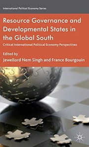 Front cover of Resource Governance and Developmental States in the Global South by Jewellord Nem Singh
