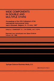 Cover of Wide Components in Double and Multiple Stars by J. Dommanget