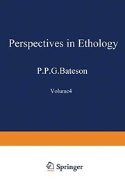 Cover of Perspectives in ethology by Peter H. Klopfer