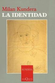 Cover of L'Identité by Milan Kundera