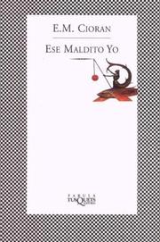 Cover of Ese Maldito Yo by Emil Cioran