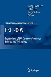 Front cover of EKC 2009 Proceedings of EU-Korea Conference on Science and Technology by Joung Hwan Lee