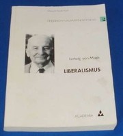 Front cover of Liberalismus by Ludwig von Mises