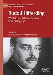 Cover of Rudolf Hilferding by Judith Dellheim