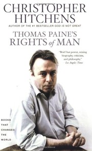Front cover of Thomas Paine's Rights of Man by Christopher Hitchens