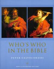 Cover of Who's Who in the Bible by Peter Calvocoressi