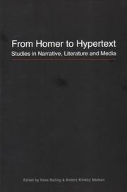 Cover of From Homer to hypertext by Unknown