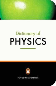 Cover of The Penguin dictionary of physics by John Cullerne