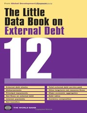 Front cover of The Little Data Book on External Debt 2012 by World Bank