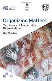Cover of Organizing Matters by Guy Mundlak