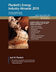 Front cover of Plunkett's Energy Industry Almanac 2010 by Jack W. Plunkett