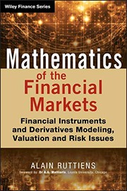Front cover of Mathematics of the Financial Markets by Alain Ruttiens