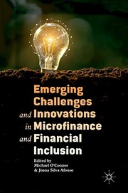 Cover of Emerging Challenges and Innovations in Microfinance and Financial Inclusion by O'Connor, Michael