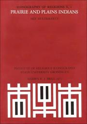 Front cover of Prairie and Plains Indians by Åke Hultkrantz