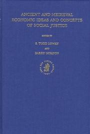 Front cover of Ancient and medieval economic ideas and concepts of social justice by S. Todd Lowry