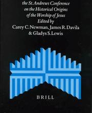 Front cover of The Jewish roots of christological monotheism by Carey C. Newman