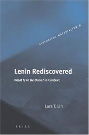 Cover of Lenin rediscovered by Lars T. Lih