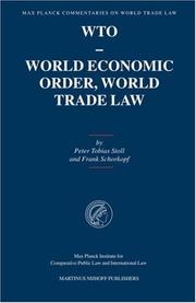 Cover of WTO by Peter-Tobias Stoll