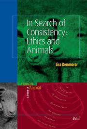 Front cover of In search of consistency by Lisa Kemmerer