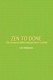 Cover of Zen to done by Leo Babauta