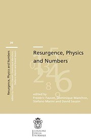 Front cover of Resurgence, Physics and Numbers by Frédéric Fauvet