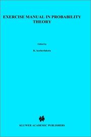 Front cover of Exercise manual in probability theory by K. Kocherlakota