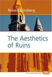 Front cover of The aesthetics of ruins by Robert Gingsberg